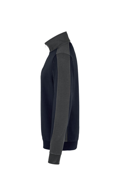 HAKRO Zip-Sweatshirt Contrast MIKRALINAR® - Tinte/anthrazit - 2