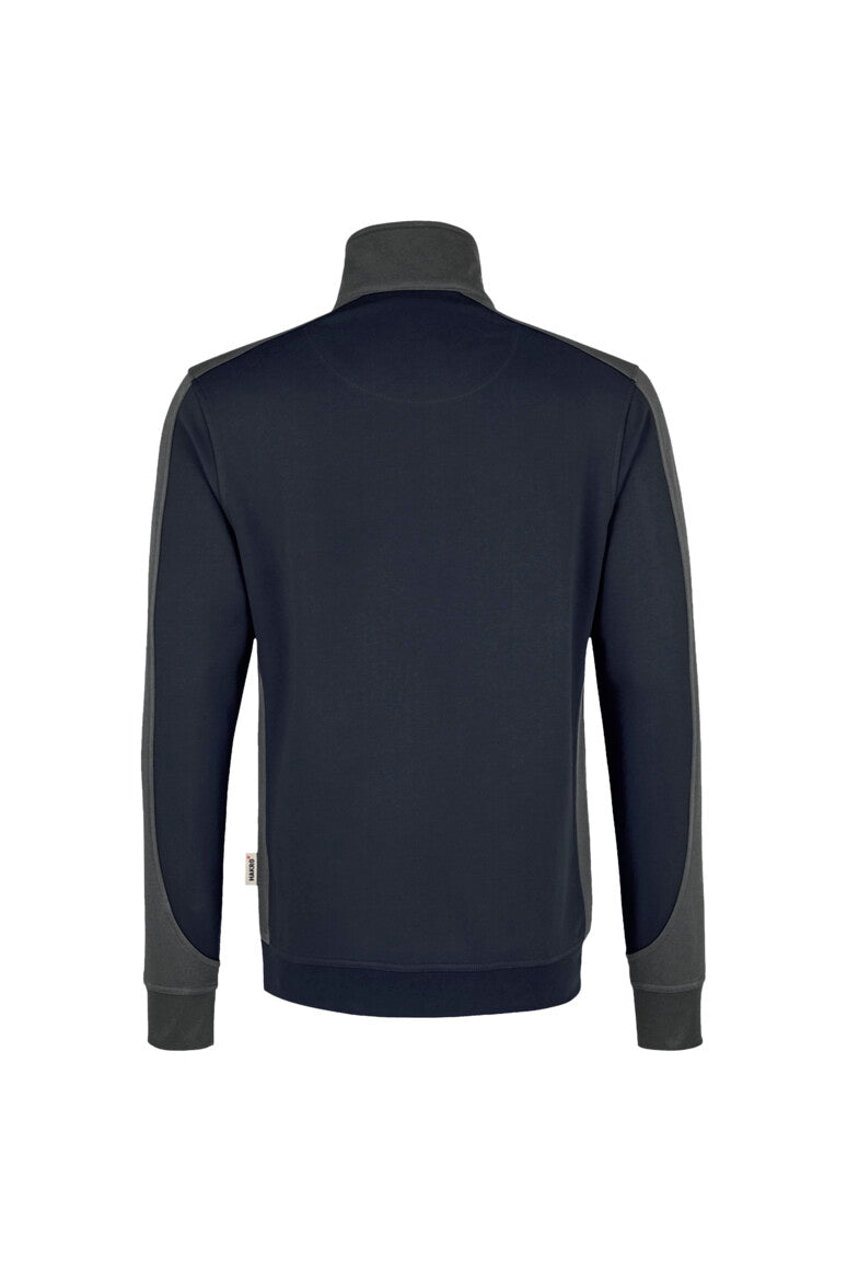 HAKRO Zip-Sweatshirt Contrast MIKRALINAR® - Tinte/anthrazit - 3