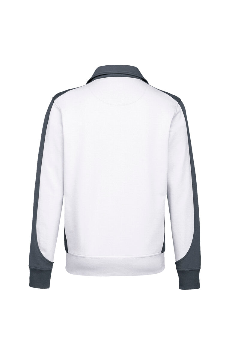 HAKRO Sweatjacke Contrast MIKRALINAR® - Weiß/anthrazit - 3