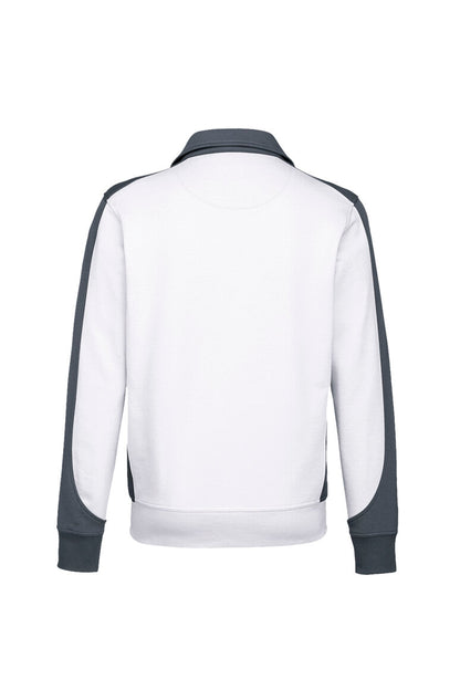 HAKRO Sweatjacke Contrast MIKRALINAR® - Weiß/anthrazit - 3