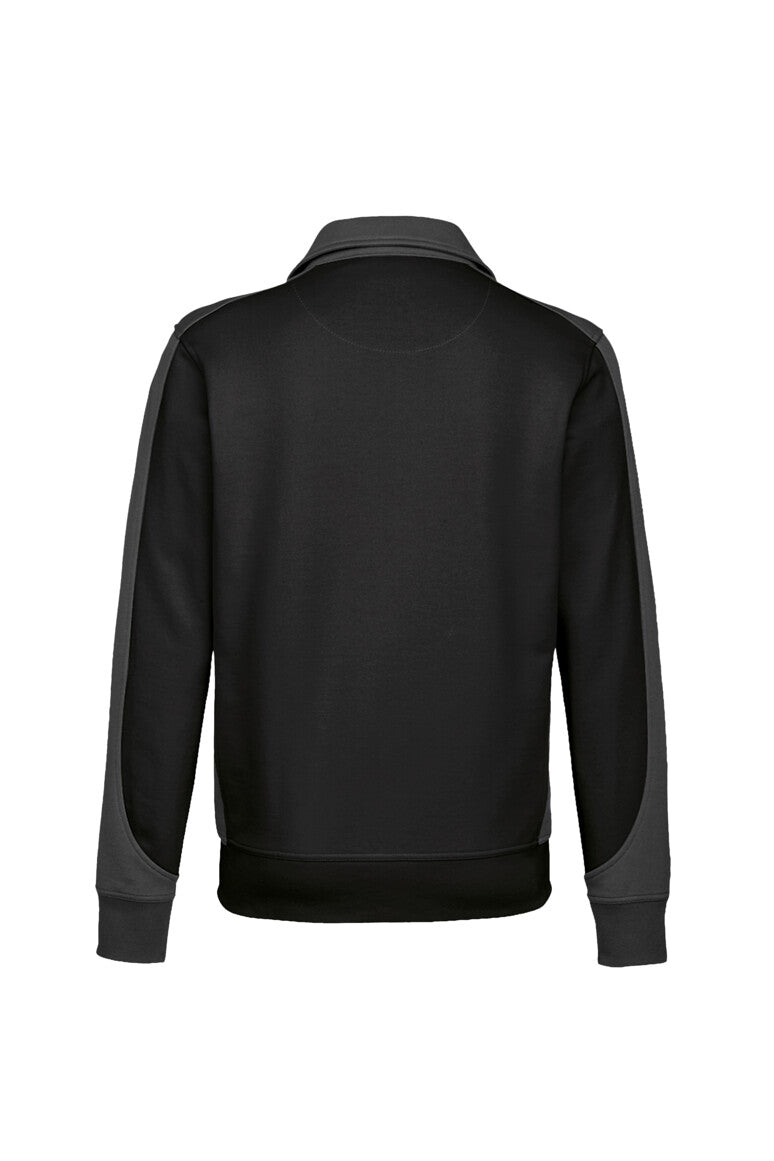 HAKRO Sweatjacke Contrast MIKRALINAR® - Schwarz/anthrazit - 3