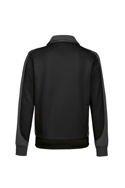 HAKRO Sweatjacke Contrast MIKRALINAR® - Schwarz/anthrazit - 3