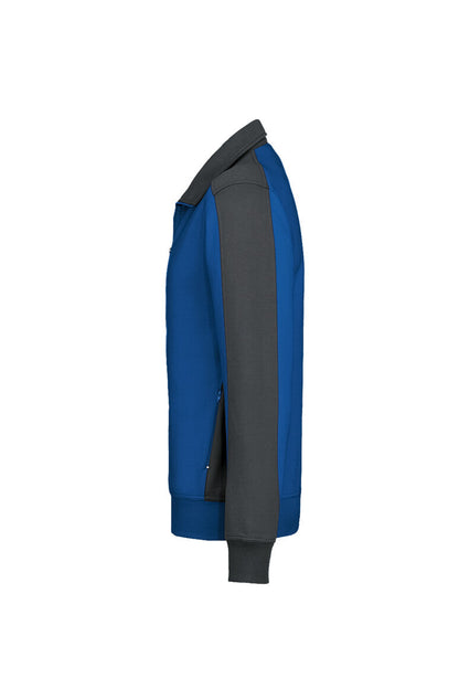 HAKRO Sweatjacke Contrast MIKRALINAR® - Royalblau/anthrazit - 2