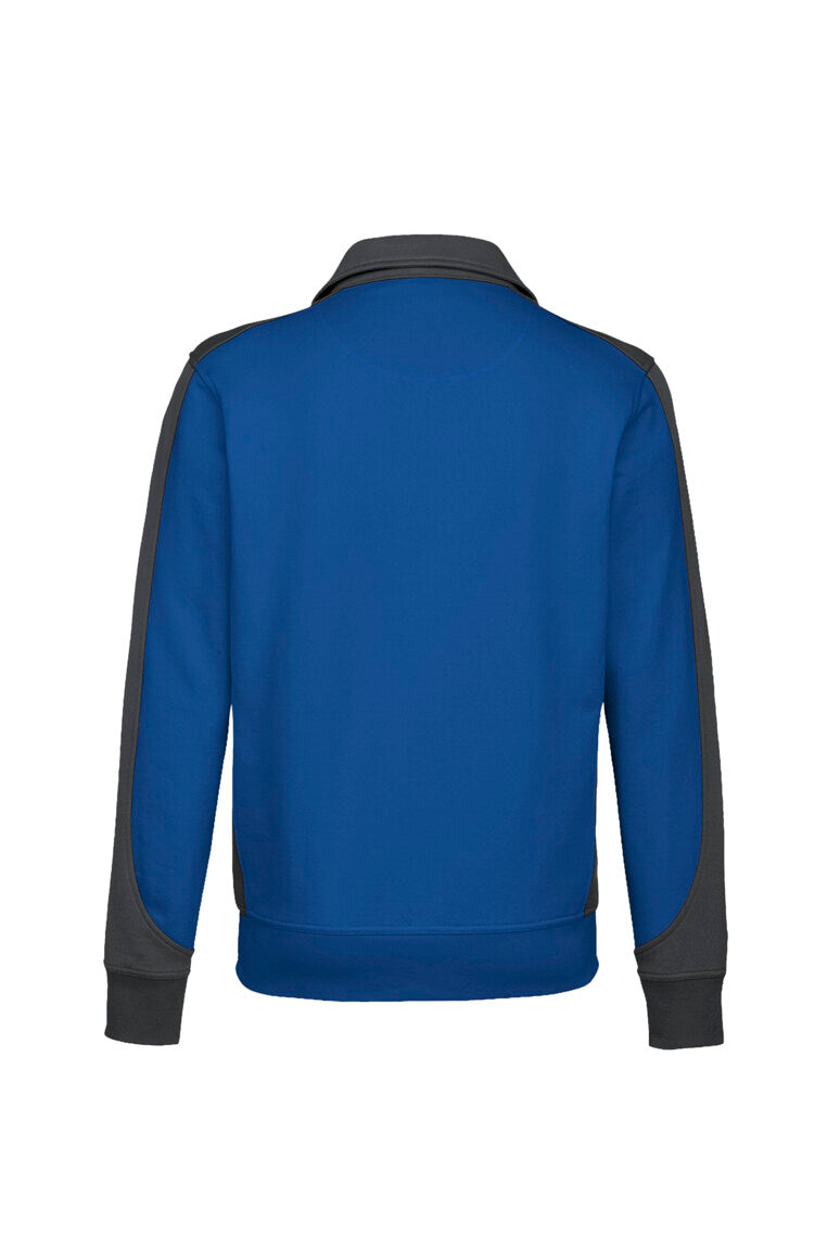 HAKRO Sweatjacke Contrast MIKRALINAR® - Royalblau/anthrazit - 3