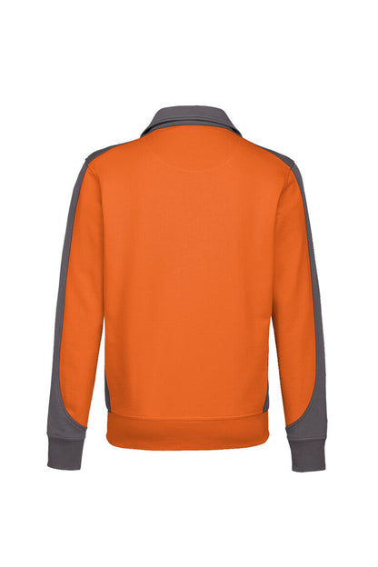 HAKRO Sweatjacke Contrast MIKRALINAR® - Orange/anthrazit - 3