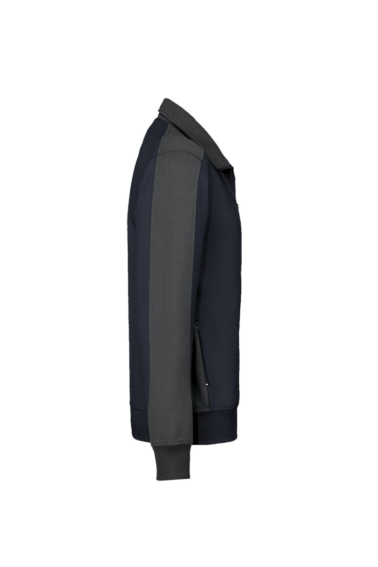 HAKRO Sweatjacke Contrast MIKRALINAR® - Tinte/anthrazit - 4
