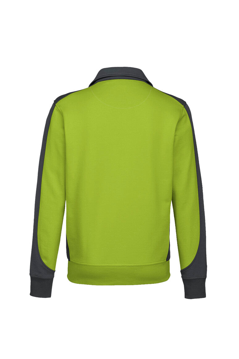 HAKRO Sweatjacke Contrast MIKRALINAR® - Kiwi/anthrazit - 3