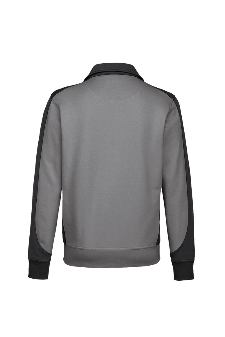 HAKRO Sweatjacke Contrast MIKRALINAR® - Titan/anthrazit - 3
