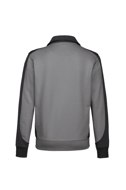 HAKRO Sweatjacke Contrast MIKRALINAR® - Titan/anthrazit - 3