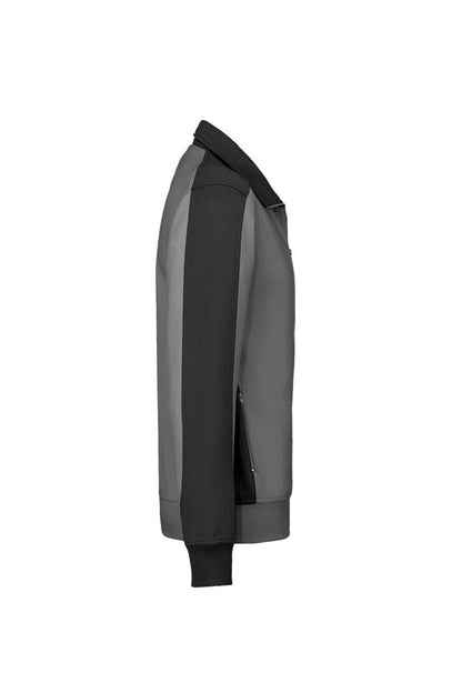 HAKRO Sweatjacke Contrast MIKRALINAR® - Titan/anthrazit - 4
