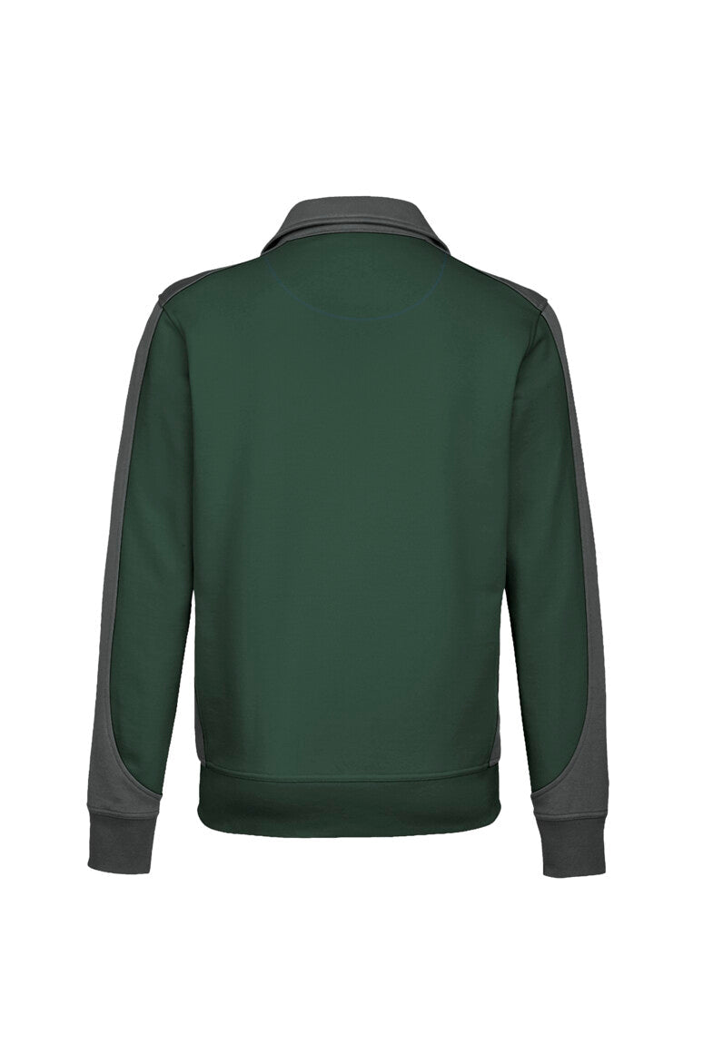 HAKRO Sweatjacke Contrast MIKRALINAR® - Tanne/anthrazit - 3