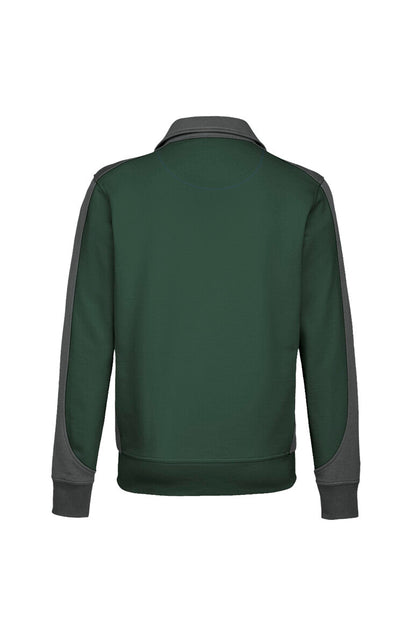 HAKRO Sweatjacke Contrast MIKRALINAR® - Tanne/anthrazit - 3