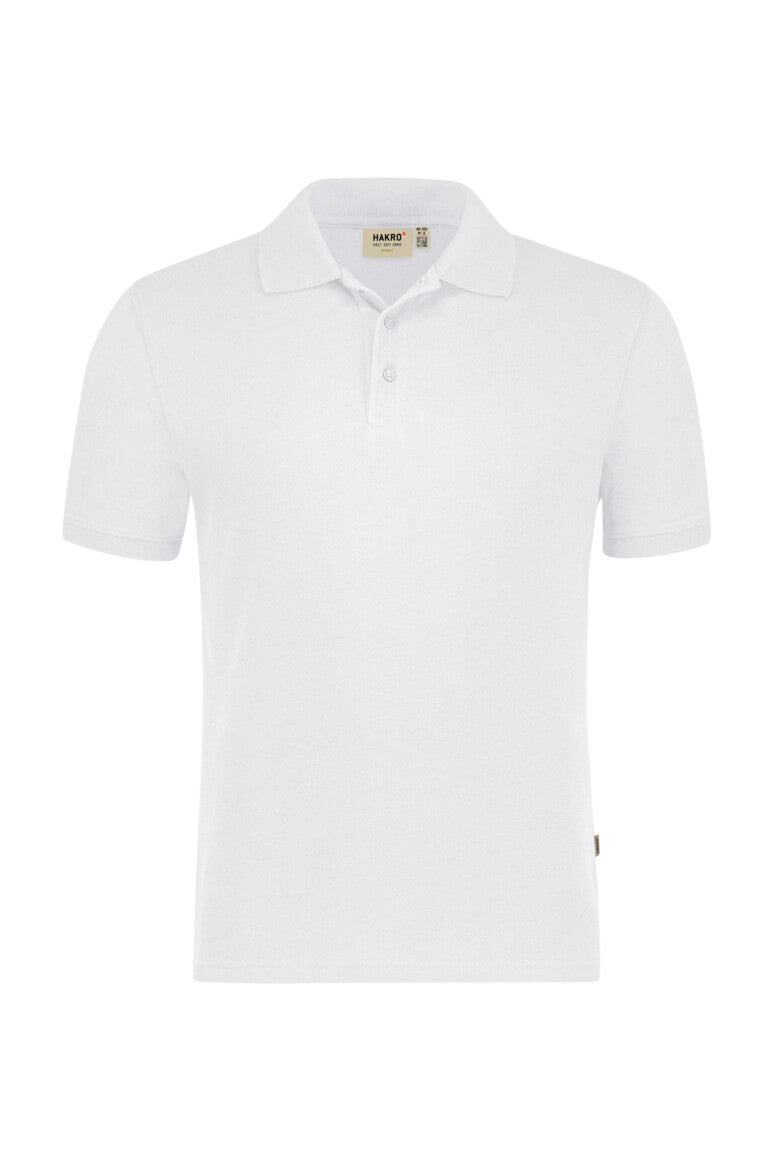 HAKRO Poloshirt Bio-Baumwolle - Weiß - 1