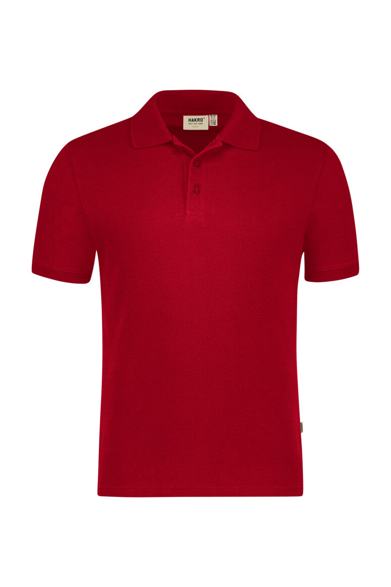 HAKRO Poloshirt Bio-Baumwolle - Rot - 1