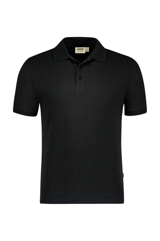 HAKRO Poloshirt Bio-Baumwolle - Schwarz - 1