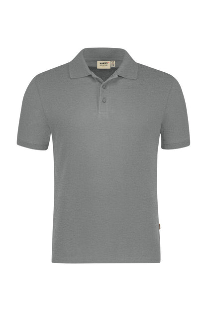 HAKRO Poloshirt Bio-Baumwolle - Grau meliert - 1