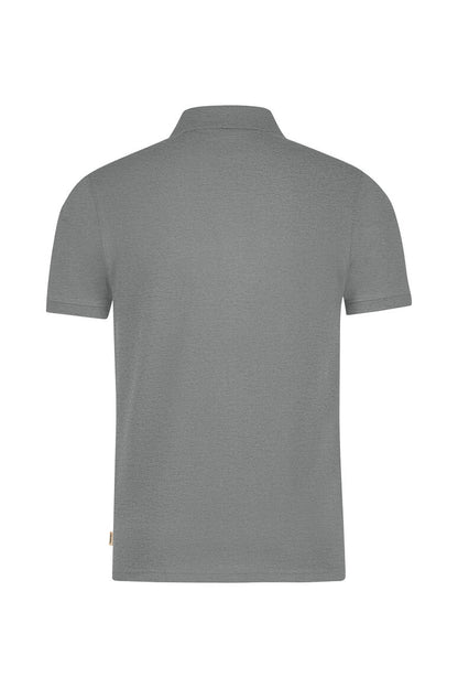 HAKRO Poloshirt Bio-Baumwolle - Grau meliert - 3