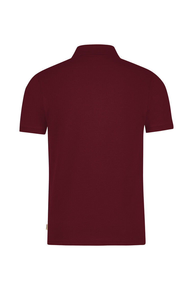 HAKRO Poloshirt Bio-Baumwolle - Weinrot - 3