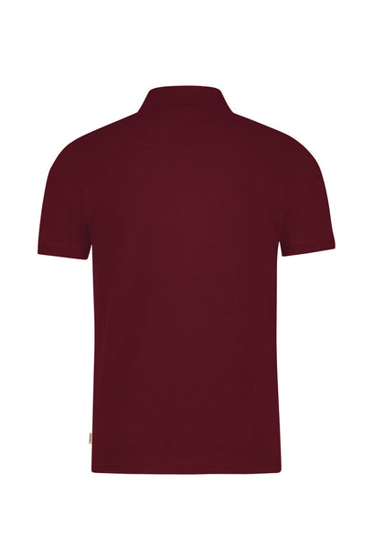 HAKRO Poloshirt Bio-Baumwolle - Weinrot - 3