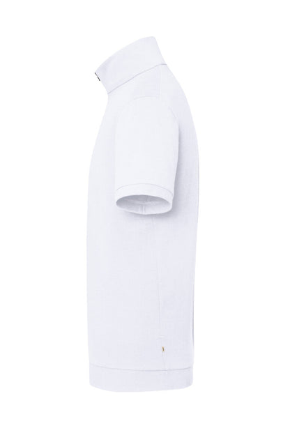 HAKRO Zip-Shirt Piqué MIKRALINAR® ECO - Weiß - 2