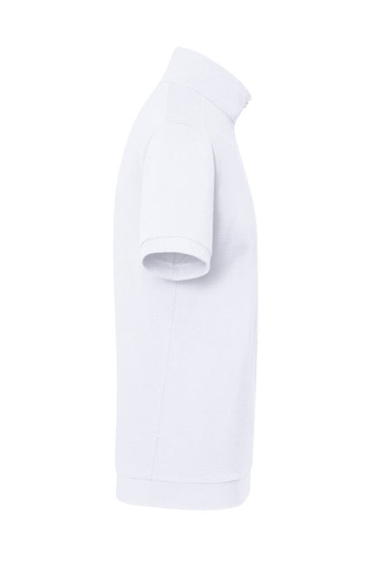 HAKRO Zip-Shirt Piqué MIKRALINAR® ECO - Weiß - 4