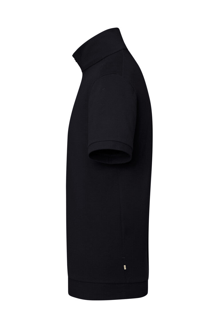 HAKRO Zip-Shirt Piqué MIKRALINAR® ECO - Schwarz - 2