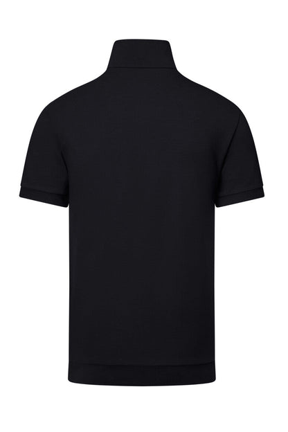 HAKRO Zip-Shirt Piqué MIKRALINAR® ECO - Schwarz - 3