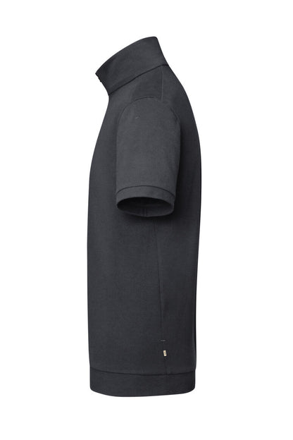 HAKRO Zip-Shirt Piqué MIKRALINAR® ECO - Karbongrau - 2