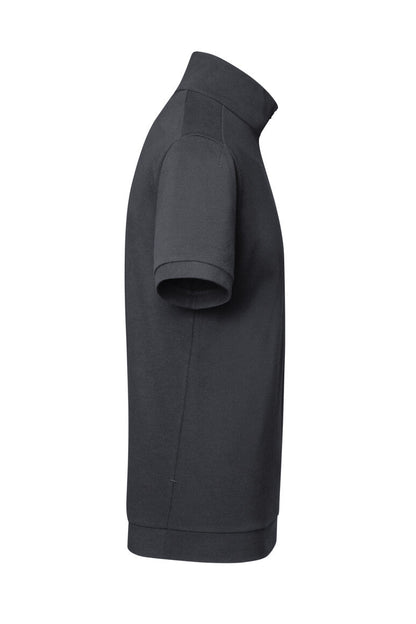 HAKRO Zip-Shirt Piqué MIKRALINAR® ECO - Karbongrau - 4