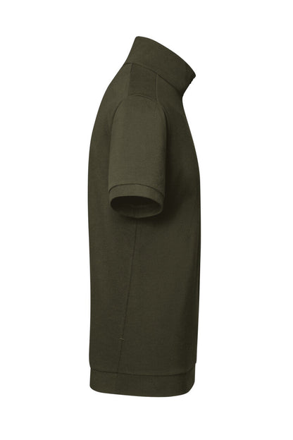 HAKRO Zip-Shirt Piqué MIKRALINAR® ECO - Olive - 4