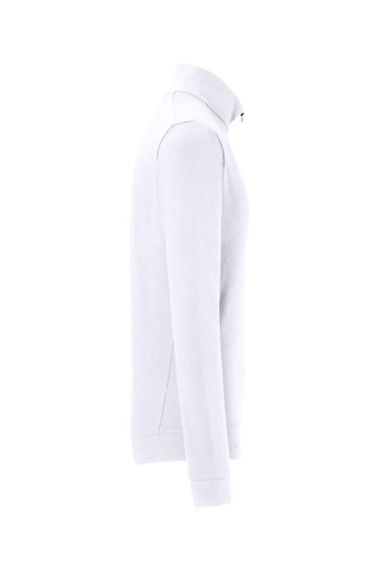 HAKRO Zip-Longsleeve Piqué MIKRALINAR® ECO - Weiß - 4