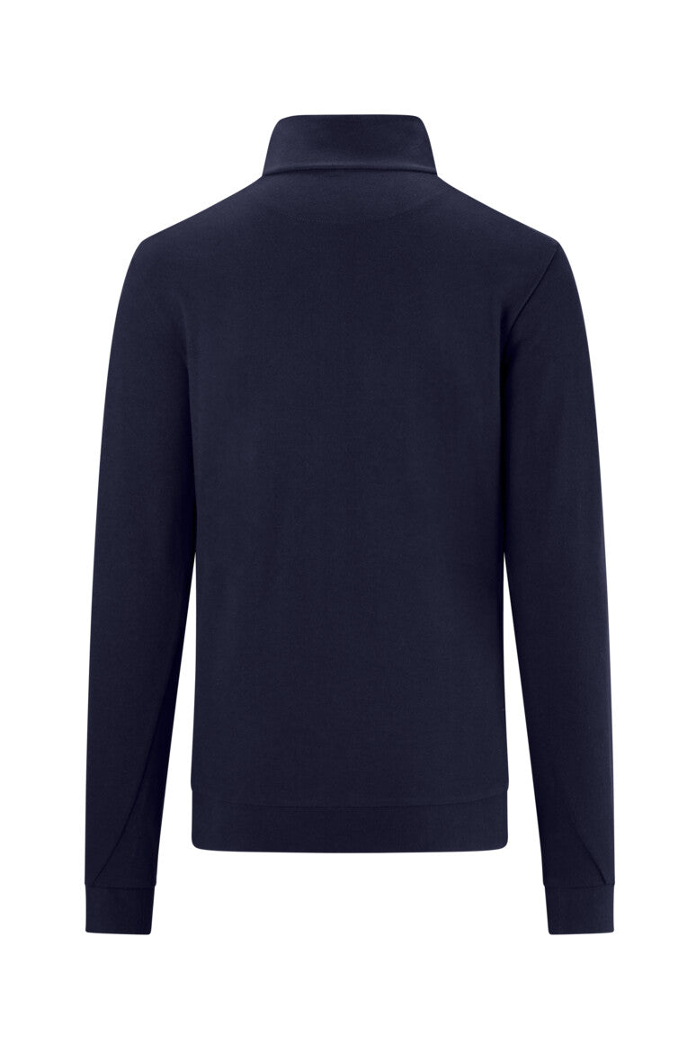 HAKRO Zip-Longsleeve Piqué MIKRALINAR® ECO - Tinte - 3