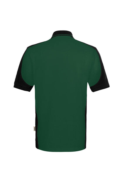 HAKRO Poloshirt Contrast  MIKRALINAR® ECO - Tanne/schwarz - 3