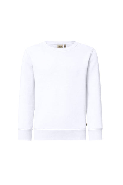 HAKRO Kinder Sweatshirt Bio-Baumwolle - Weiß - 1