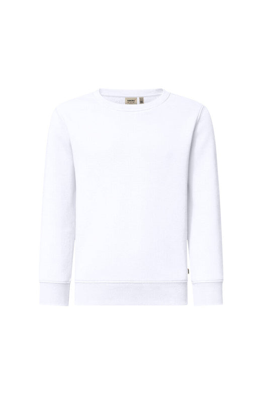 HAKRO Kinder Sweatshirt Bio-Baumwolle - Weiß - 1