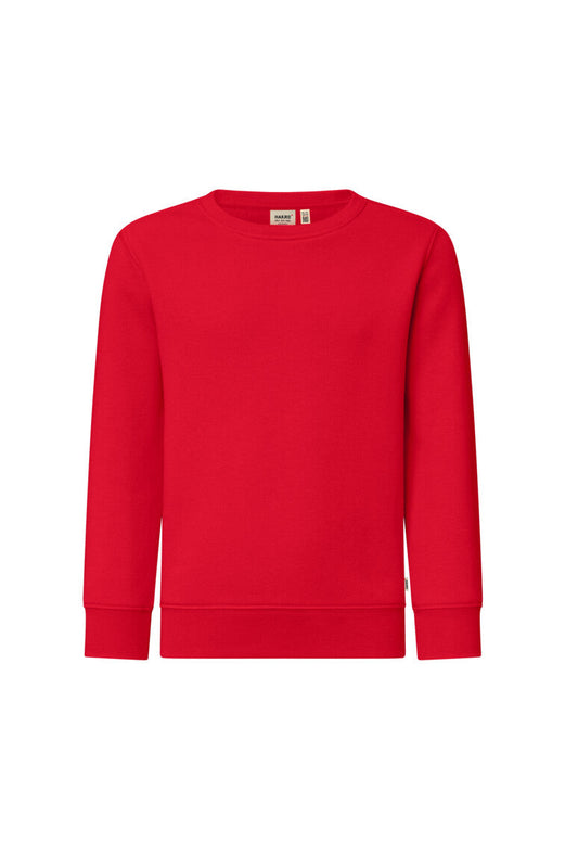 HAKRO Kinder Sweatshirt Bio-Baumwolle - Rot - 1