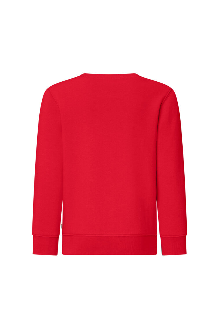 HAKRO Kinder Sweatshirt Bio-Baumwolle - Rot - 3