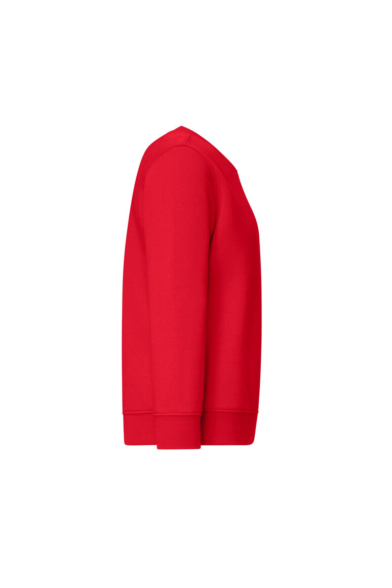 HAKRO Kinder Sweatshirt Bio-Baumwolle - Rot - 4