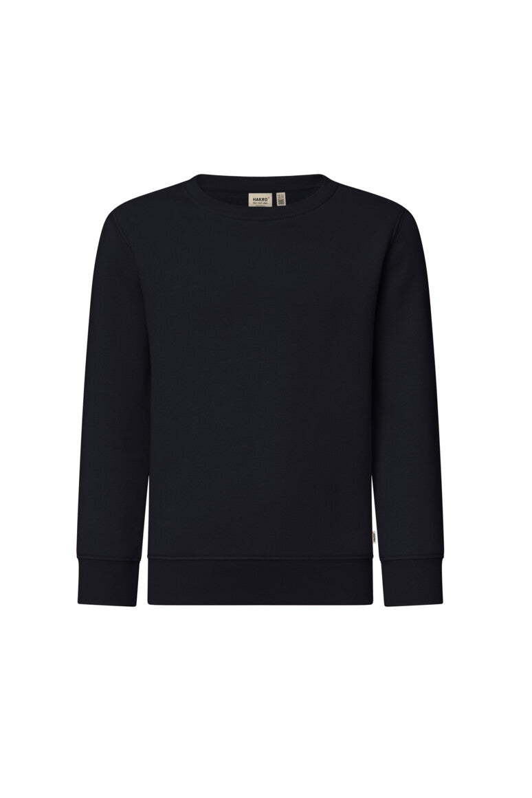 HAKRO Kinder Sweatshirt Bio-Baumwolle - Schwarz - 1