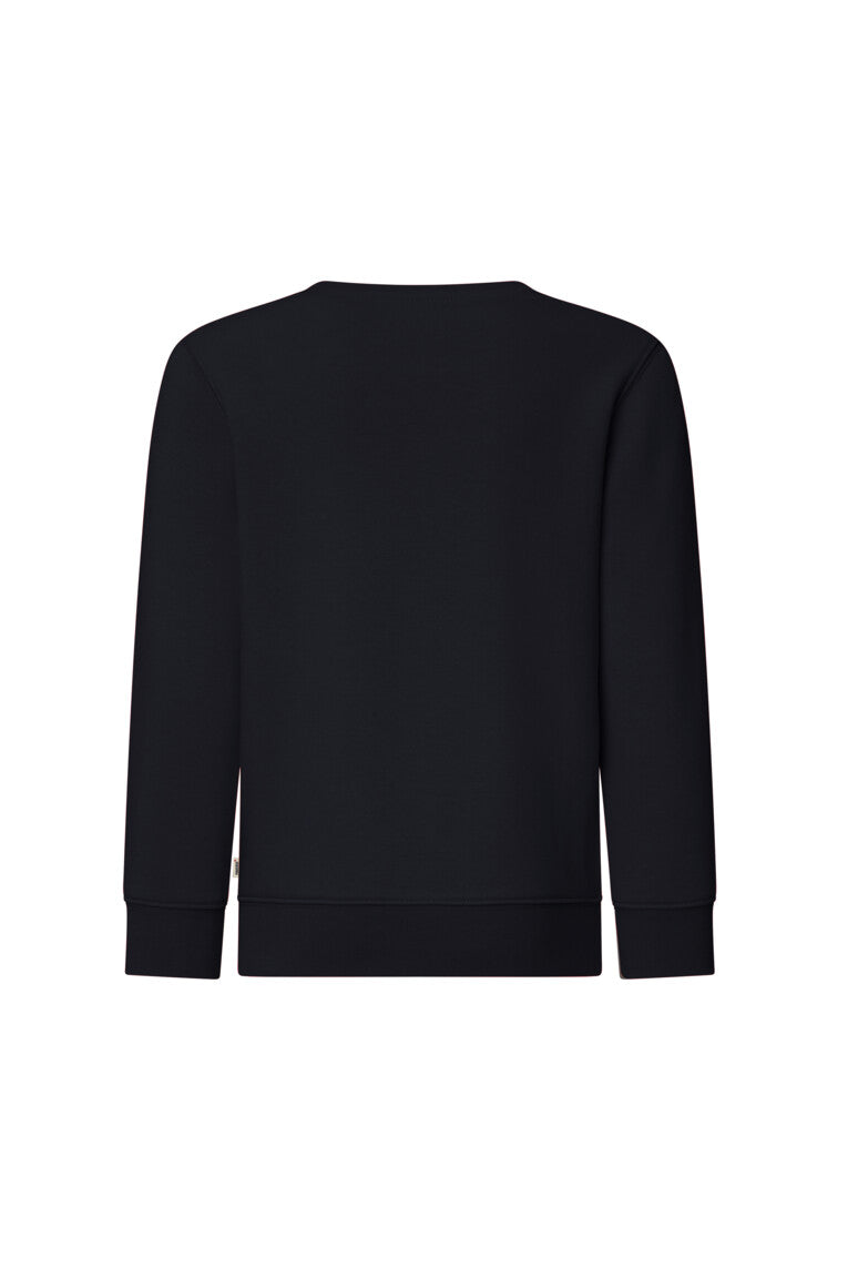 HAKRO Kinder Sweatshirt Bio-Baumwolle - Schwarz - 3