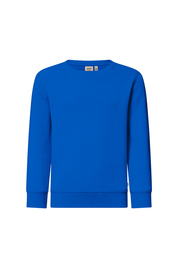 HAKRO Kinder Sweatshirt Bio-Baumwolle - Royalblau - 1