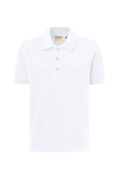 HAKRO Kinder Poloshirt Bio-Baumwolle - Weiß - 1