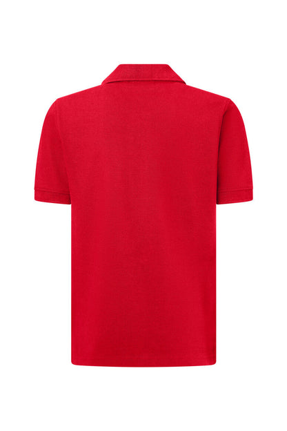 HAKRO Kinder Poloshirt Bio-Baumwolle - Rot - 3