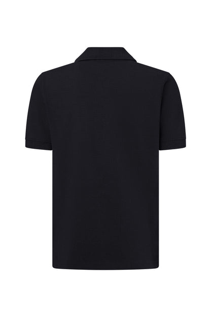 HAKRO Kinder Poloshirt Bio-Baumwolle - Schwarz - 3
