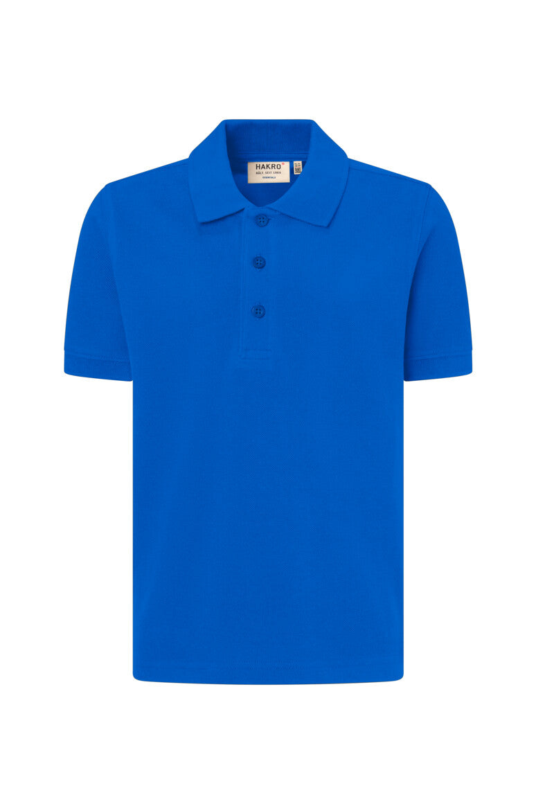 HAKRO Kinder Poloshirt Bio-Baumwolle - Royalblau - 1