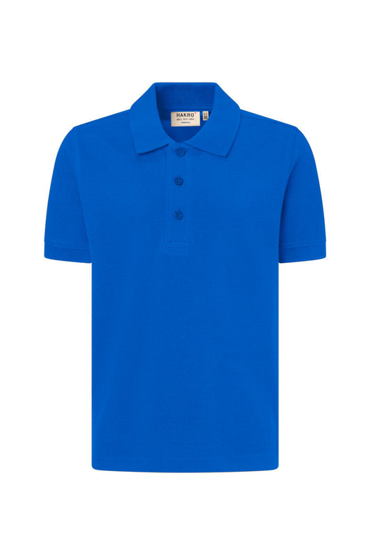 HAKRO Kinder Poloshirt Bio-Baumwolle - Royalblau - 1