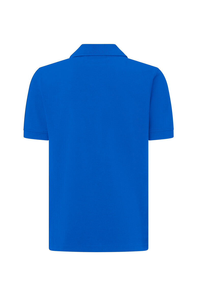 HAKRO Kinder Poloshirt Bio-Baumwolle - Royalblau - 3