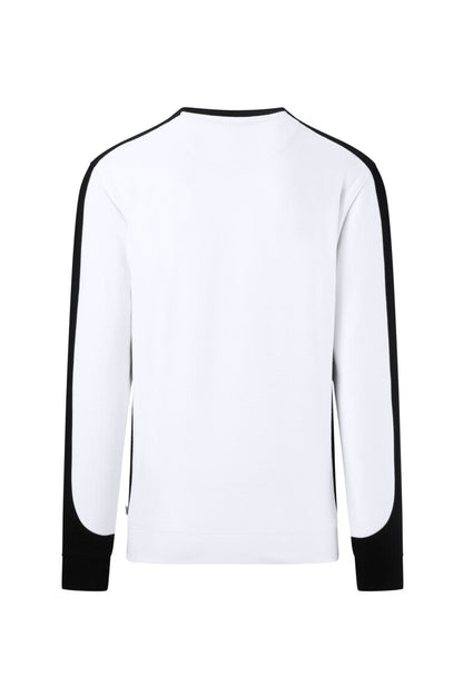 HAKRO Sweatshirt Contrast MIKRALINAR® ECO - Weiß/schwarz - 3