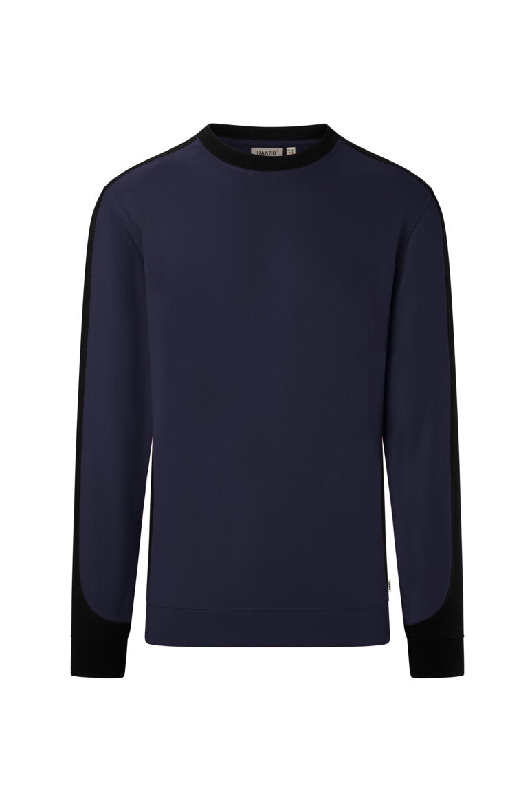 HAKRO Sweatshirt Contrast MIKRALINAR® ECO - Tinte/schwarz - 1