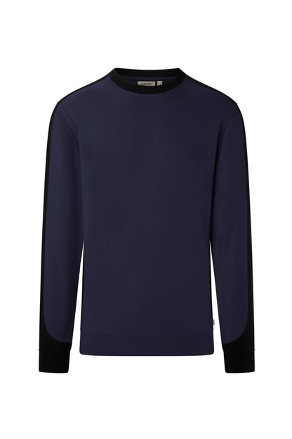 HAKRO Sweatshirt Contrast MIKRALINAR® ECO - Tinte/schwarz - 1